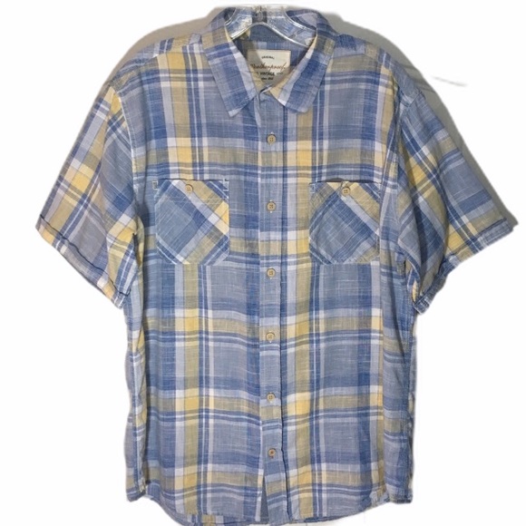 🍁Original Weatherproof Vintage plaid button down - Picture 2 of 8